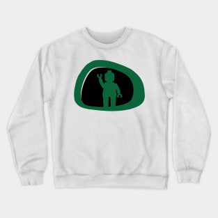 View from a Car Wing Mirror Crewneck Sweatshirt